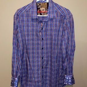 ROBERT GRAHAM- Men's Long Sleeve Shirt